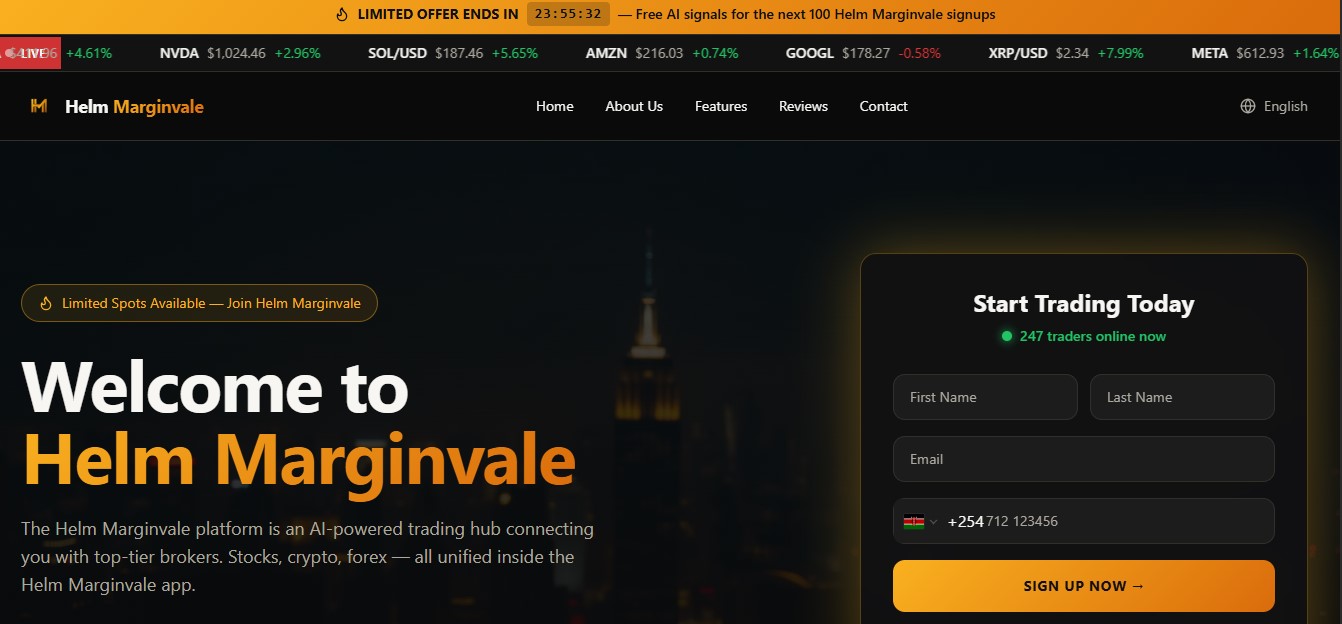 Helm Marginvale Homepage